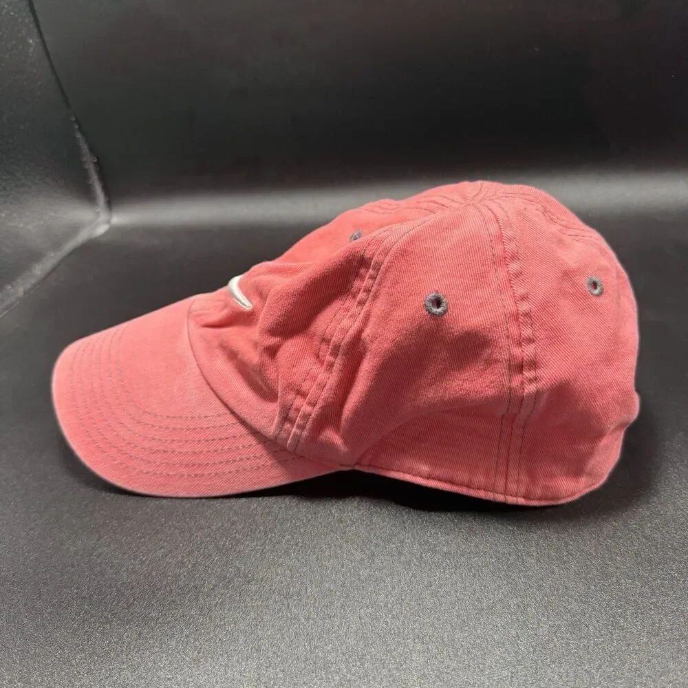 Nike Hat Cap CHild Girls Adjustable Solid Pink Hook Loop